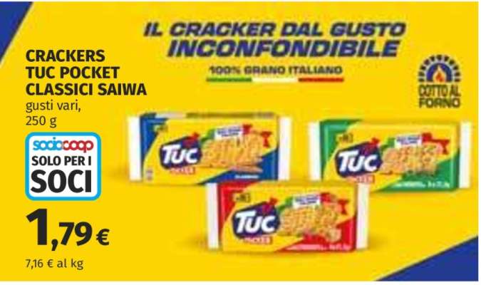 CRACKERS TUC POCKET CLASSICI SAIWA