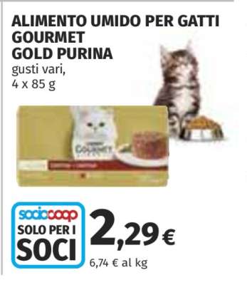 Alimento umido per gatti Gourmet Gold Purina