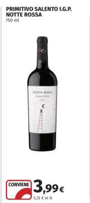 PRIMITIVO SALENTO I.G.P. NOTTE ROSSA