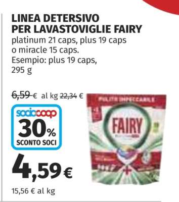 Linea Detersivo per Lavastoviglie Fairy