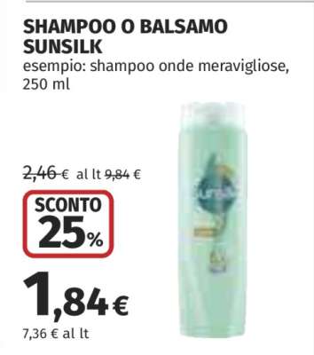 Shampoo o Balsamo Sunsilk