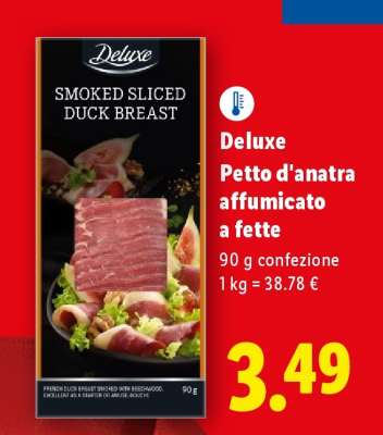 Deluxe Petto d'anatra affumicato a fette