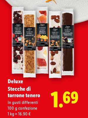 Deluxe Stecche di torrone tenero