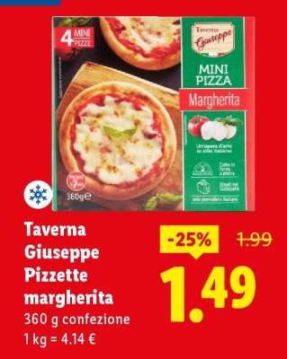 Taverna Giuseppe Pizzette margherita