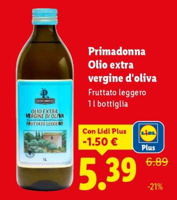 Primadonna Olio extra vergine d'oliva