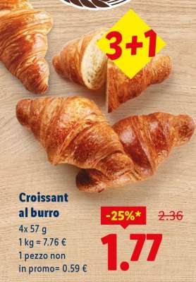 CROISSANT AL BURRO