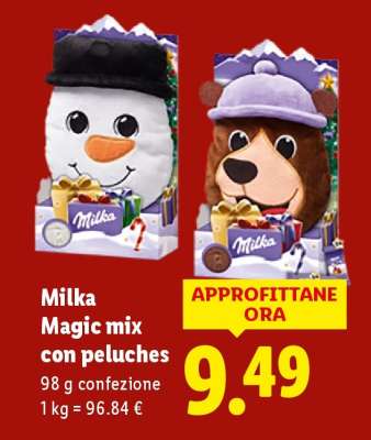 Milka Magic Mix con peluches