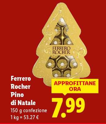 Ferrero Rocher Pino di Natale