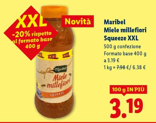 Maribel Miele millefiori Squeeze XXL