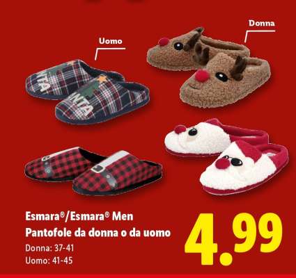 Esmara®/Esmara® Men Pantofole da donna o da uomo