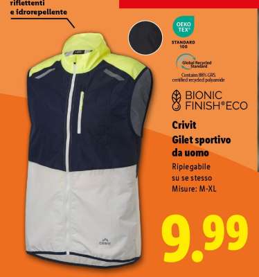 Crivit Gilet sportivo da uomo