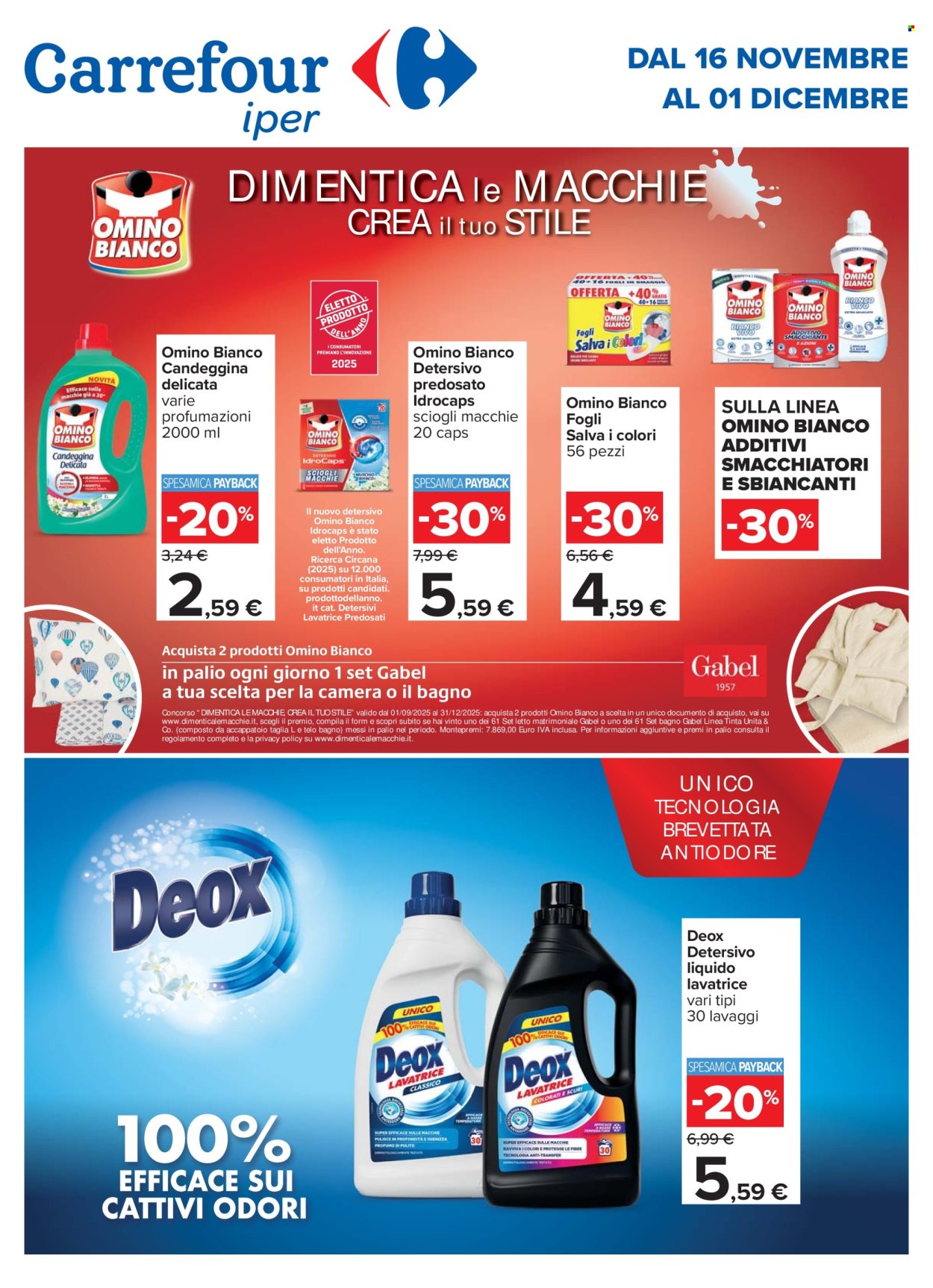 Volantino Carrefour - 16/11/2025 - 1/12/2025. Pagina 1