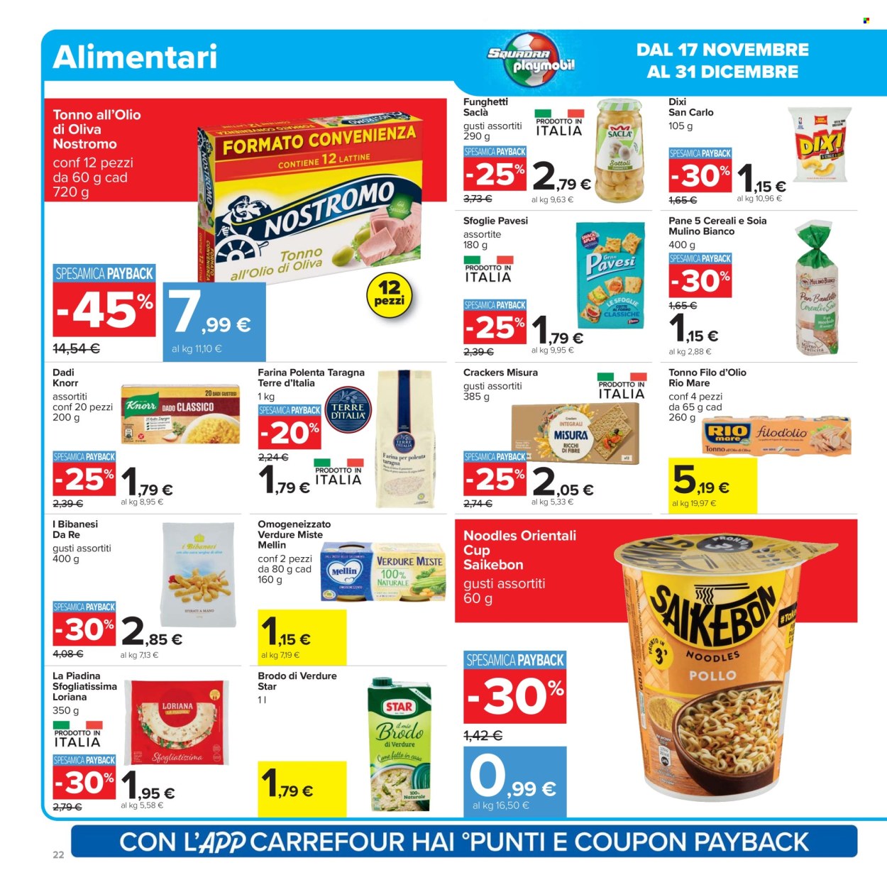 Volantino Carrefour - 17/11/2025 - 1/12/2025. Pagina 22
