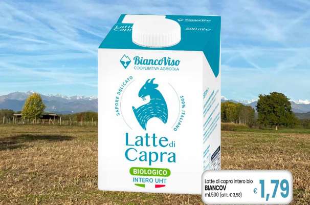 Latte di capra intero bio