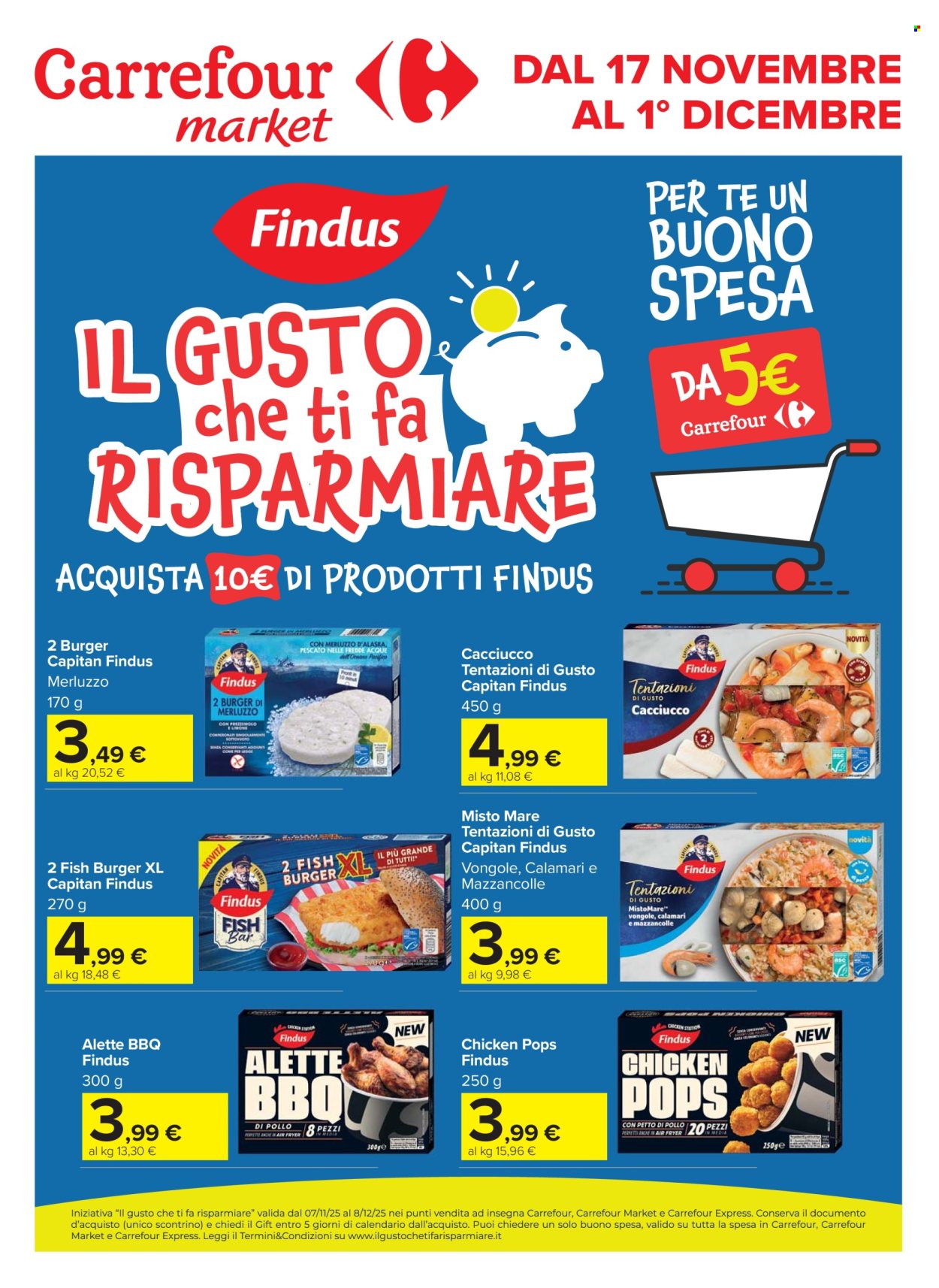 Volantino Carrefour - 17/11/2025 - 1/12/2025. Pagina 1