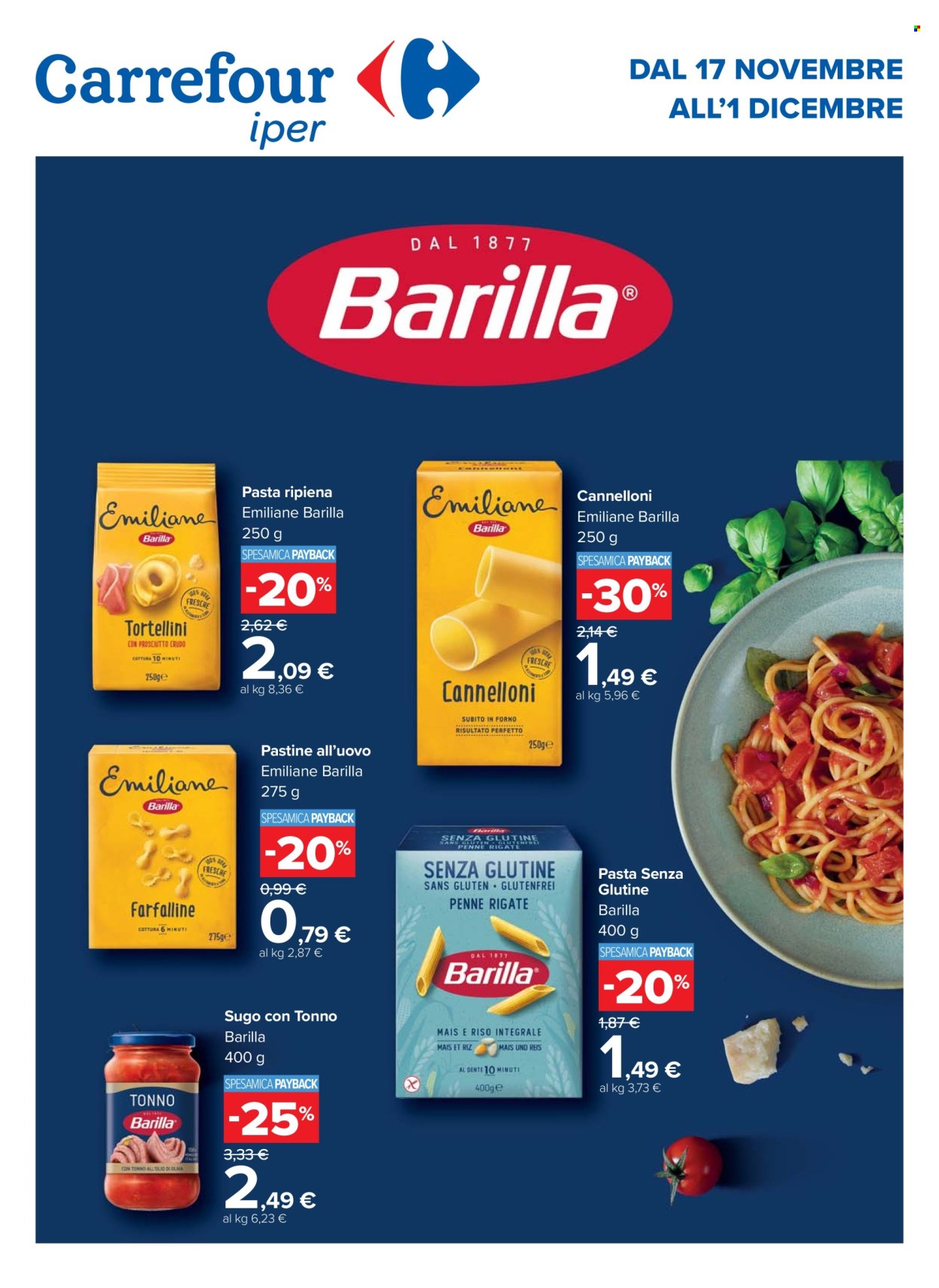 Volantino Carrefour - 17/11/2025 - 1/12/2025. Pagina 1