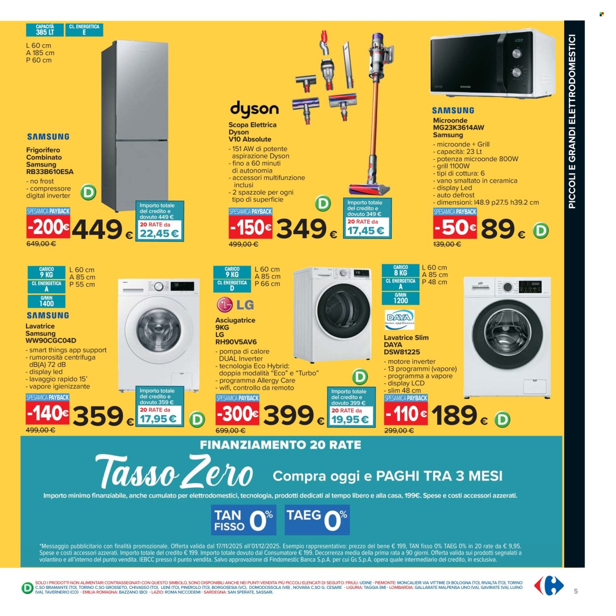 Volantino Carrefour - 17/11/2025 - 1/12/2025. Pagina 5