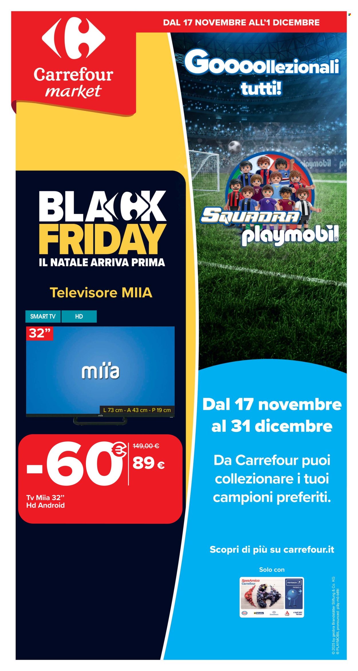 Volantino Carrefour - 17/11/2025 - 1/12/2025. Pagina 1