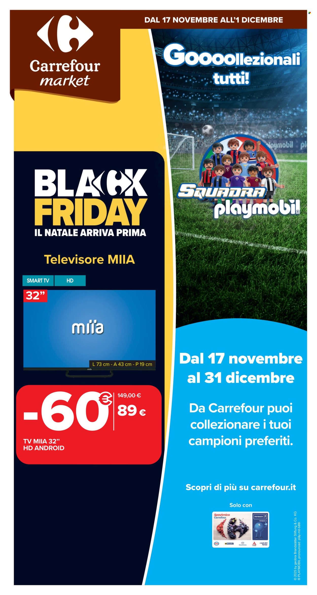 Volantino Carrefour - 17/11/2025 - 1/12/2025. Pagina 1