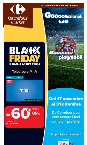 Volantino Carrefour - 17/11/2025 - 1/12/2025.