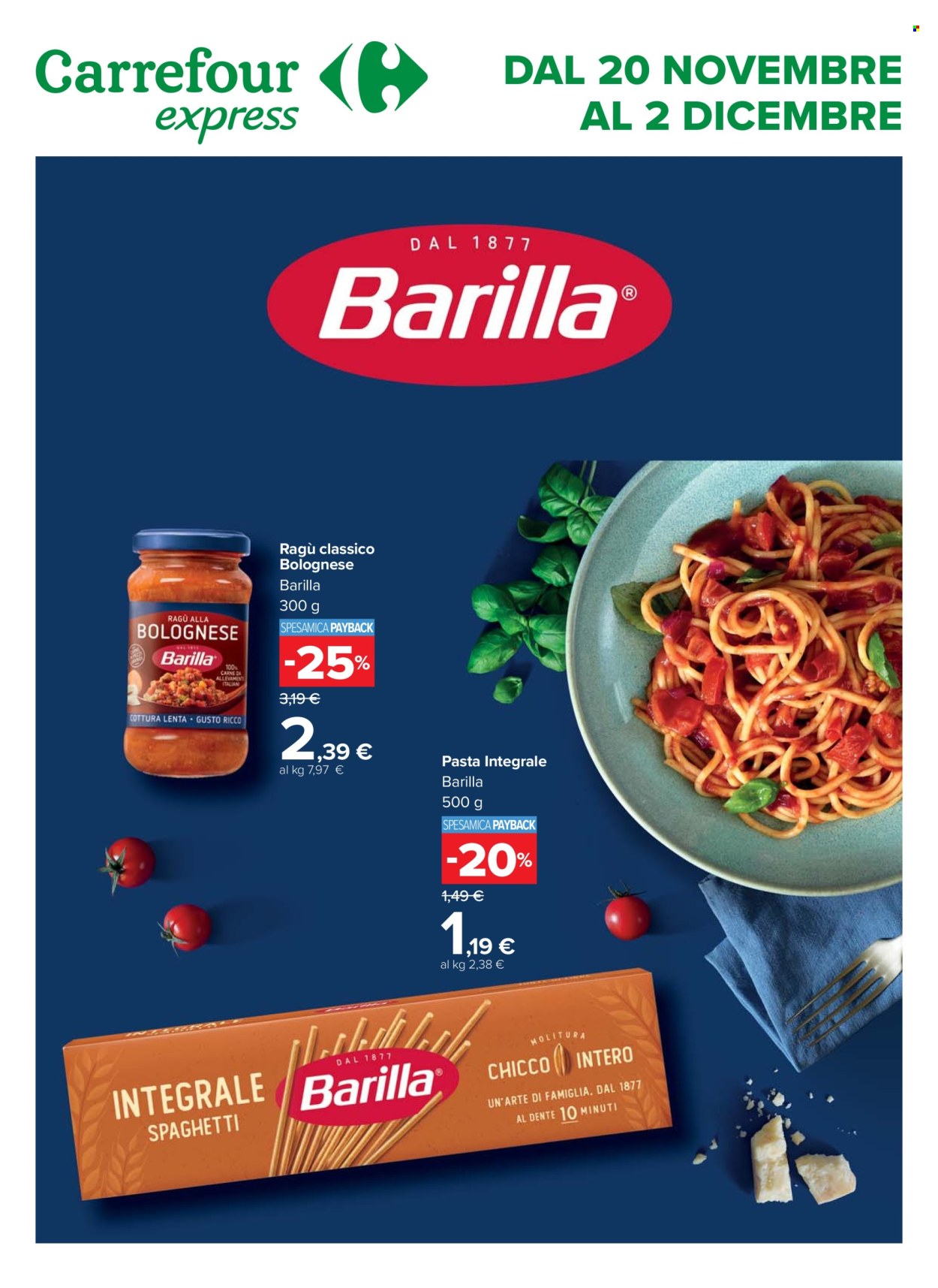 Volantino Carrefour - 20/11/2025 - 2/12/2025. Pagina 1