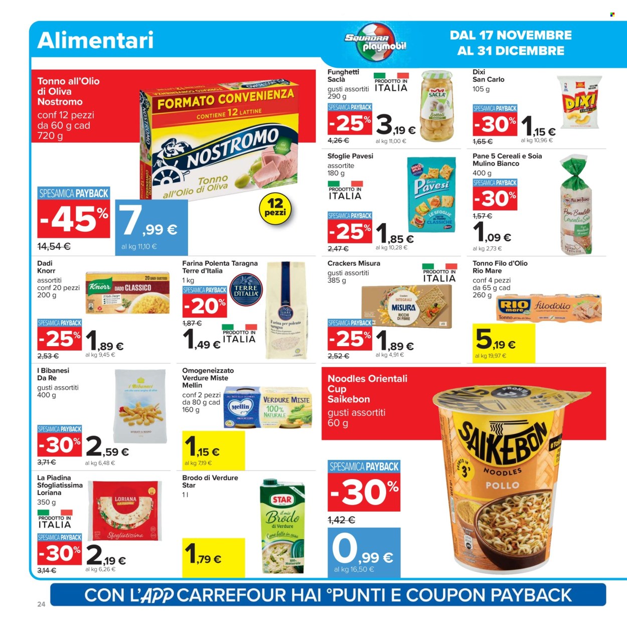 Volantino Carrefour - 17/11/2025 - 1/12/2025. Pagina 24