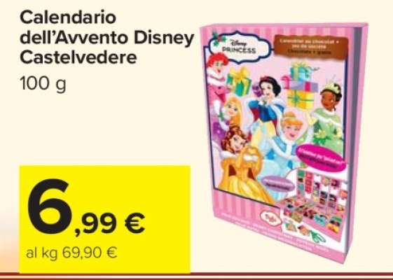 Calendario dell’Avvento Disney Castelvedere