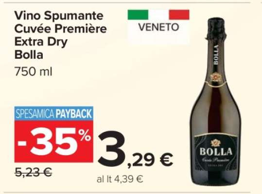 Vino Spumante Cuvée Première Extra Dry Bolla