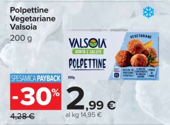 Polpettine Vegetariane Valsoia