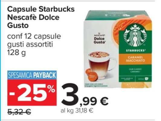 Capsule Starbucks Nescafé Dolce Gusto