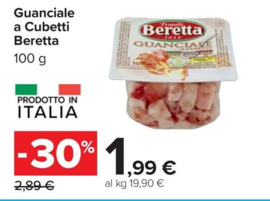 Guanciale a Cubetti Beretta