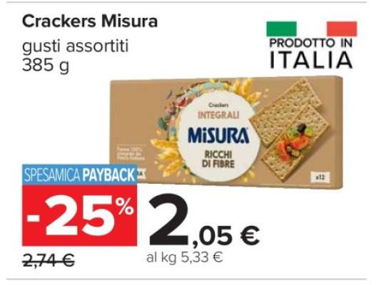 CRACKERS MISURA