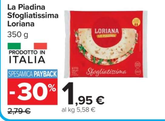La Piadina Sfogliatissima Loriana