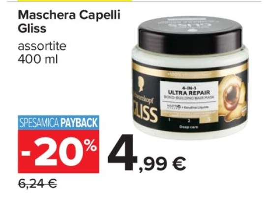 Maschera Capelli Gliss
