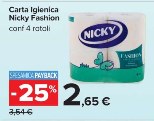 Carta Igienica Nicky Fashion