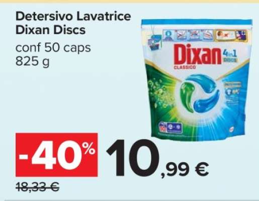 DETERSIVO LAVATRICE DIXAN DISCS