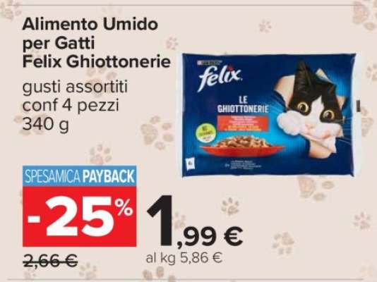 Alimento Umido per Gatti Felix Ghiottonerie