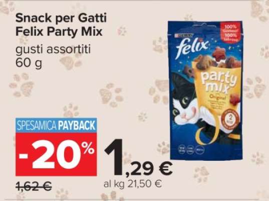 Snack per Gatti Felix Party Mix
