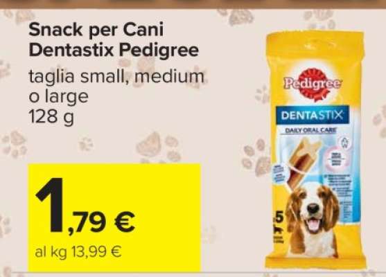 Snack per cani Dentastix Pedigree