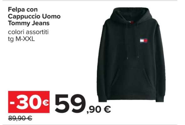 Felpa con Cappuccio Uomo Tommy Jeans