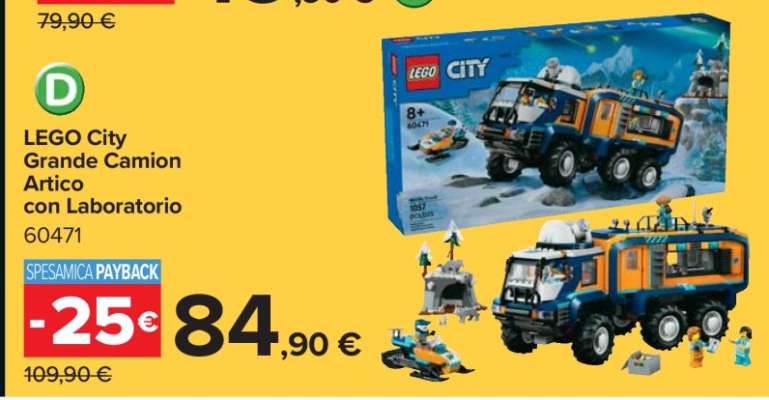 LEGO City Grande Camion Artico con Laboratorio