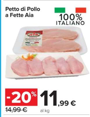 PETTO DI POLLO A FETTE AIA
