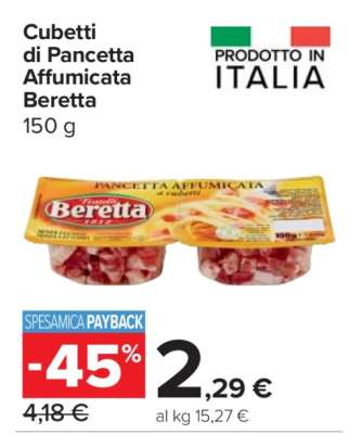 Cubetti di Pancetta Affumicata Beretta
