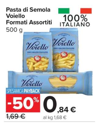 Pasta di Semola Voiello Formati Assortiti