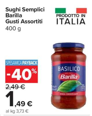 Sughi Semplici Barilla Gusti Assortiti