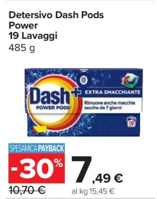 Detersivo Dash Pods Power 19 Lavaggi