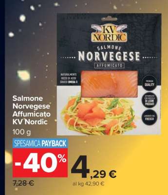 Salmone Norvegese Affumicato KV Nordic