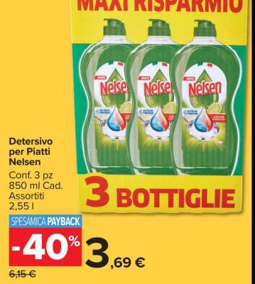 Detersivo per piatti Nelsen