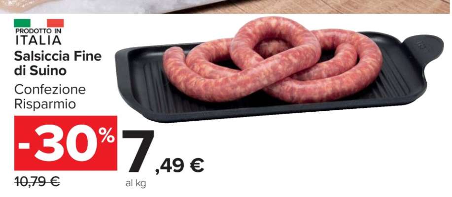 Salsiccia Fine di Suino