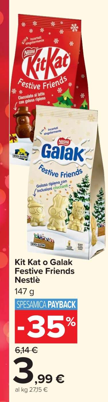 Kit Kat o Galak Festive Friends Nestlé